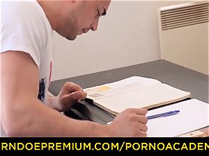 pornography ACADEMIE - Tina Kay gets double penetration in hot college fuckfest